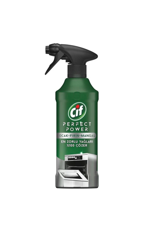 Cif Power Perfect Fırın Ocak Mangal için Sprey Temizleyici 435 ml