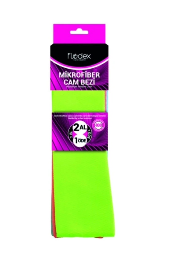 FLODEX Cam Temizleme Bezi Mikrofiber