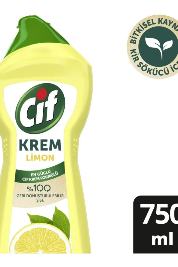 FLY BAZAAR Cif Krem Yüzey Temizleyici Limon 750 Ml