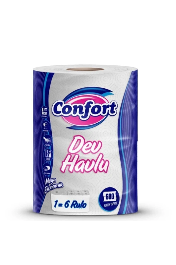 confort plus Confort Dev Havlu 600 Buçuk Yaprak