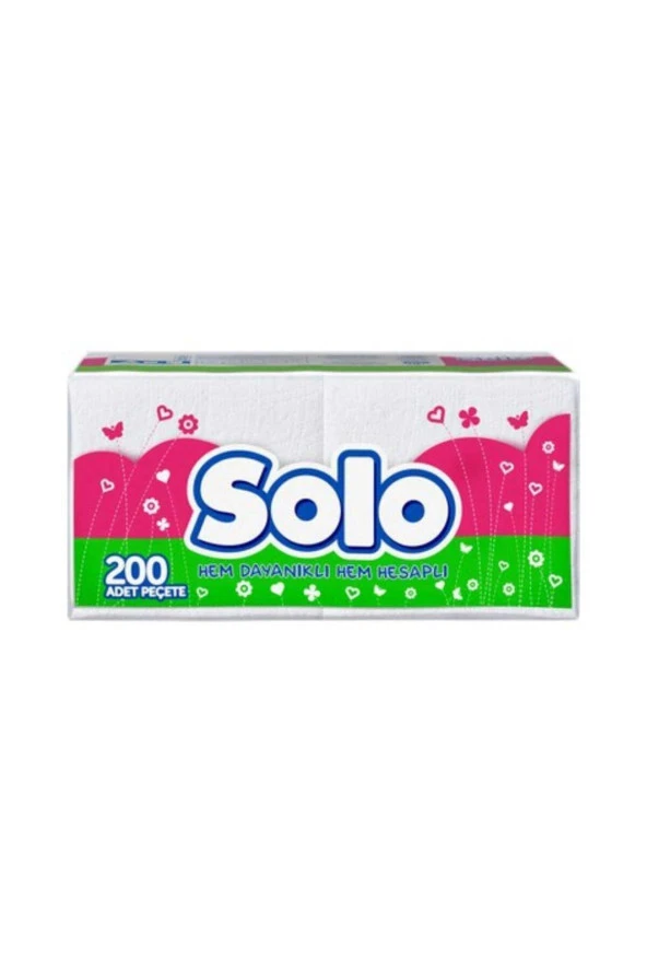 Solo Süper Emici Lüks Peçete (200 Lü Paket) - 2