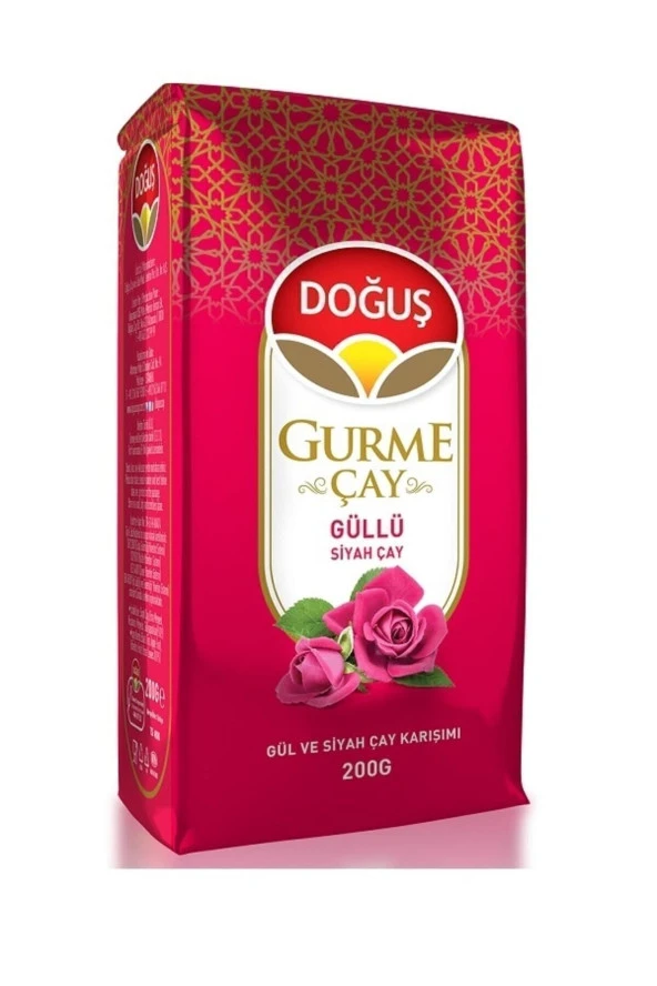 Doğuş Gurme Güllü Siyah Çay 200 Gr