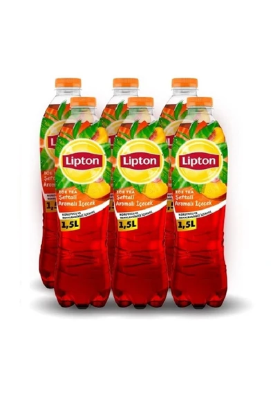 Lipton Ice Tea Şeftali Pet 1.5 Lt X 6