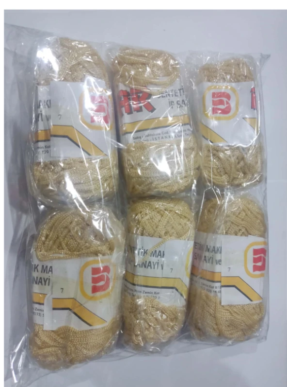 BAYAR MAKROME İPİ-6LI PAKET-AÇIK  BEJ