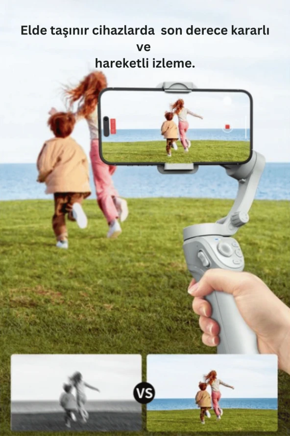 SFF18 360 Derece Otomatik Yüz Takipli Tripodlu BT 5.0 Selfie Gimbal - 2