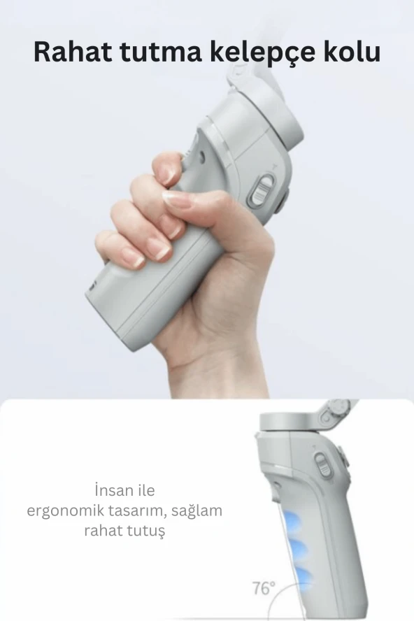 SFF18 360 Derece Otomatik Yüz Takipli Tripodlu BT 5.0 Selfie Gimbal - 5