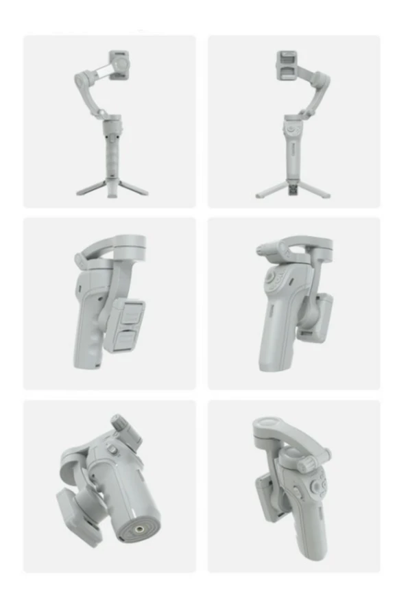 SFF18 360 Derece Otomatik Yüz Takipli Tripodlu BT 5.0 Selfie Gimbal - 8