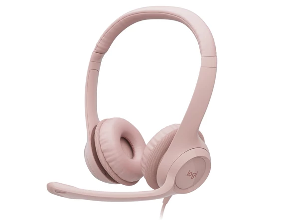 LOGITECH H390 MIKROFONLU PEMBE KULAKLIK 981-001281 - 5