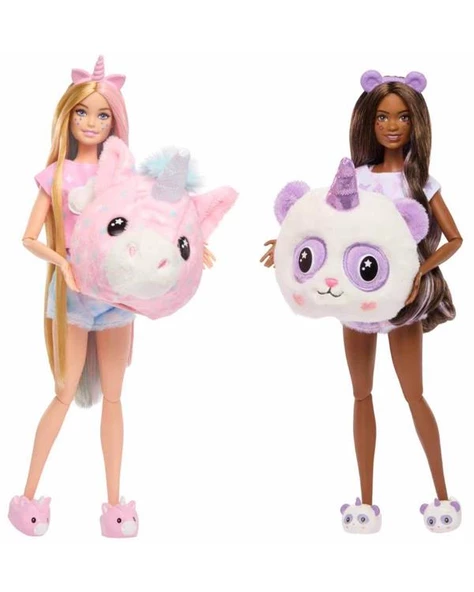 Barbie Cutie Reveal Pijama Partisi Oyun Seti HRY15 - 3