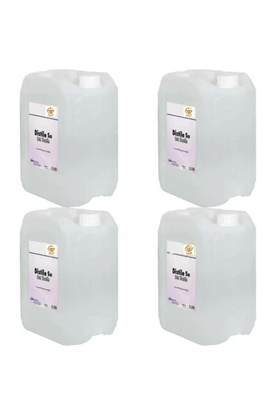 Distile Saf Su Bidon 5 Litre 4 Adet