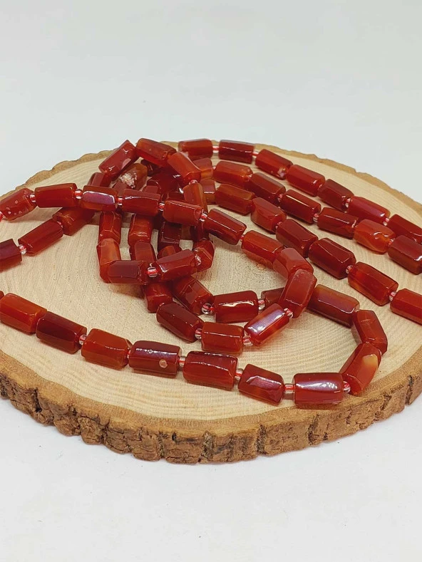 Akik Taşı 7x12mm Dizi (49920) - Resim 3