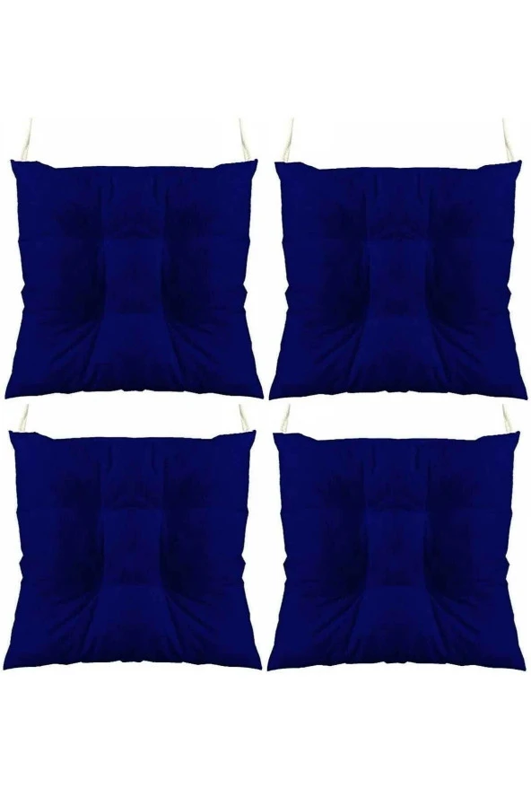 RevuBaby Pofudik Kare Sandalye Minderi 40 x 40 cm 4 ADET