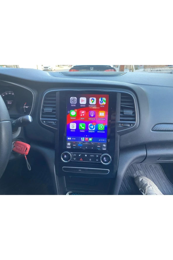 newfron Megane 4 Uyumlu Tesla Dijital Klima 6-64 8 Çekirdek