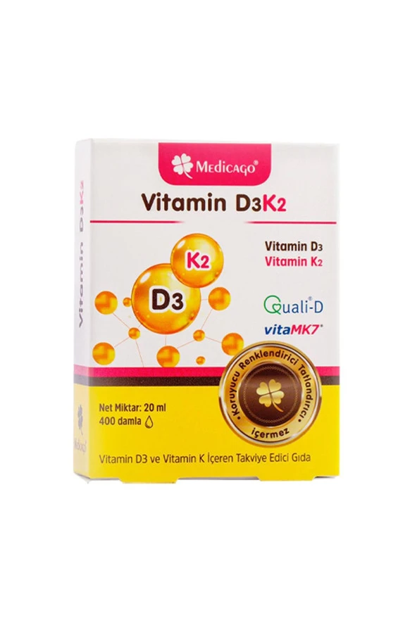 Medicago Vitamin D3K2 30 ml