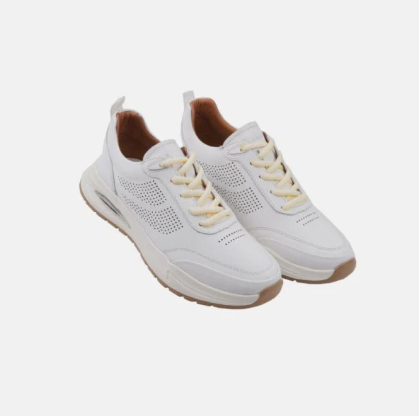 Marcomen 19027 Erkek Hakiki Deri Bağcıklı Casual Atom Ayakkabı - 4