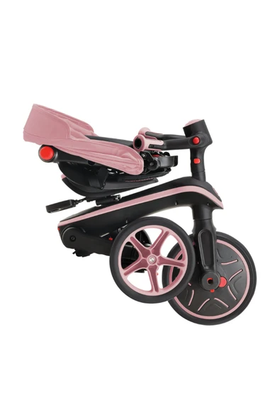 Globber Explorer 4İn1 Katlanabilir Bisiklet Koyu Pastel Pembe - Resim 7