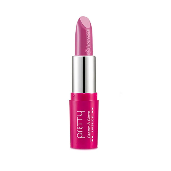 Flormar Parlak Ruj - Pretty Cream & Glaze Lipstick P315 Cold Pink 8690604139842