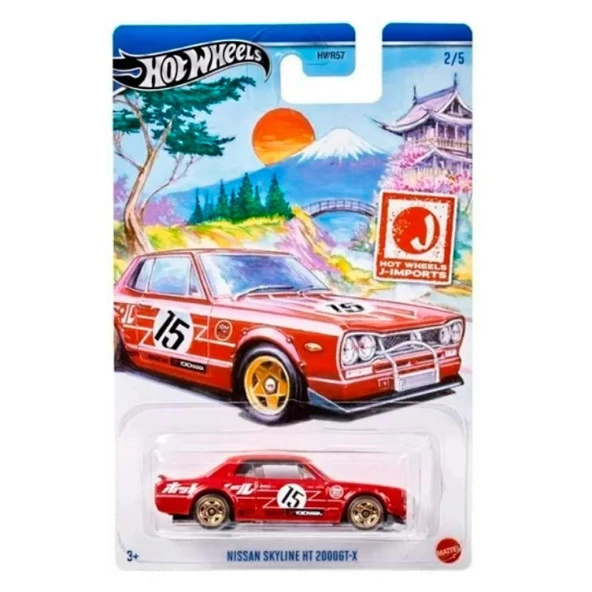 Hot Wheels J-Imports - NISSAN SKYLINE HT 2000GT-X HWR57 - HRT01 - 4