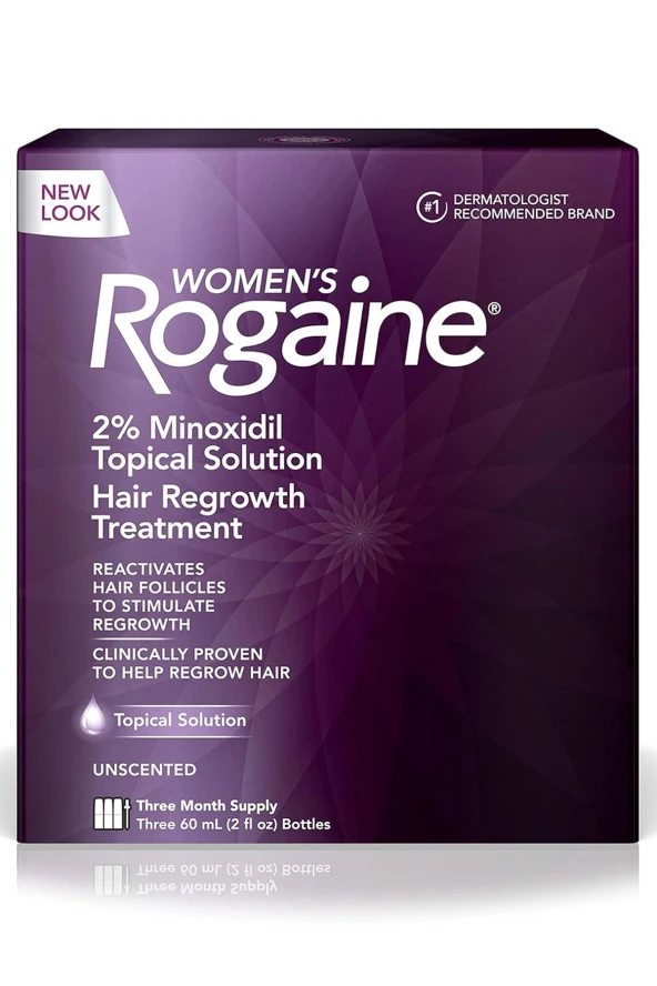 Rogaine Womens Kadınlar İçin 3 Aylık Solüsyon