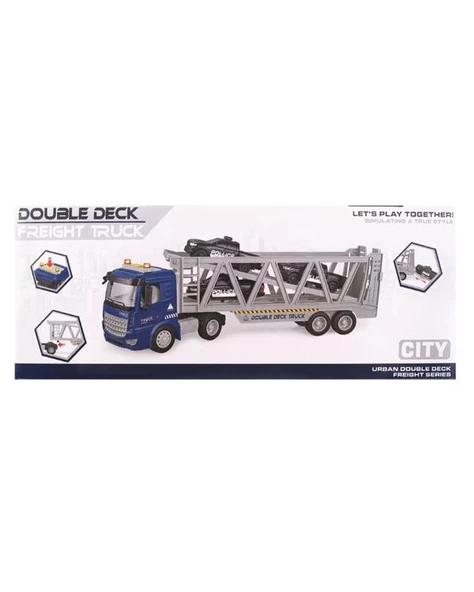 Ctoys Müzik ve Işıklı Oyuncak Çift Katlı Yük Kamyonu PY8831B - 2