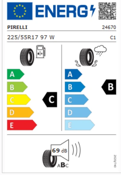 Pirelli Cinturato P7 RFT BMW(*) 225/55R17 97W Oto Yaz Lastiği (Üretim Yılı: 2024) - Resim 3