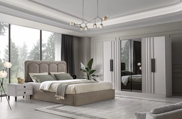 MANAVGAT MDF BAZALI YATAK ODASI ürün görseli 1