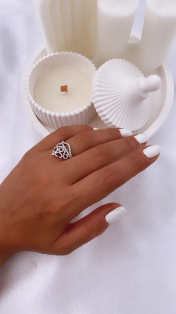 925 Ayar Kadın Gümüş (Silver) Yüzük ürün görseli 1