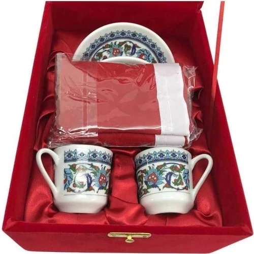 HAYRAT HEDİYELİK SET KIRMIZI HAFIZ KURAN+FİNCAN KT0011 - 4