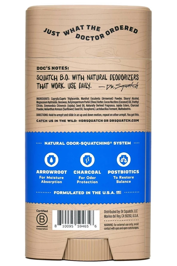 Dr.Squatch Fresh Falls Alüminyumsuz Stick Deodorant 75GR - 2