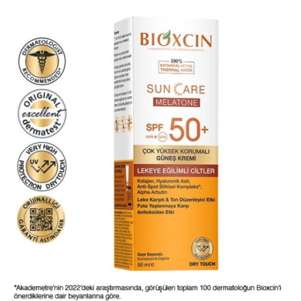 Bioxcin Sun Care Lekeye Eğilimli Ciltler İçin Güneş Kremi 50ml SPF 50+