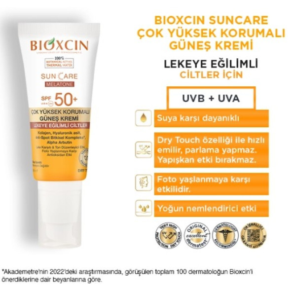 Bioxcin Sun Care Lekeye Eğilimli Ciltler İçin Güneş Kremi 50ml SPF 50+ - 3