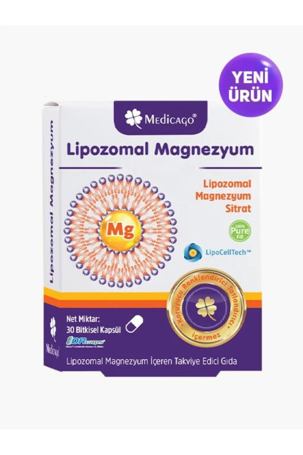 Medicago Lipozomal Magnezyum 30 Kapsül