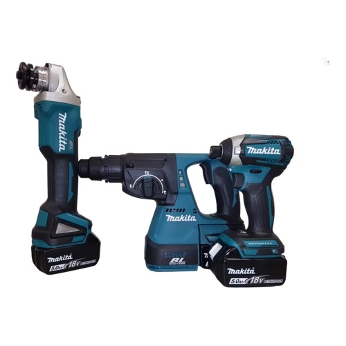 Makita DLX3070TX 18V 5.0AH Akülü 3'lü Kombine Set - 2