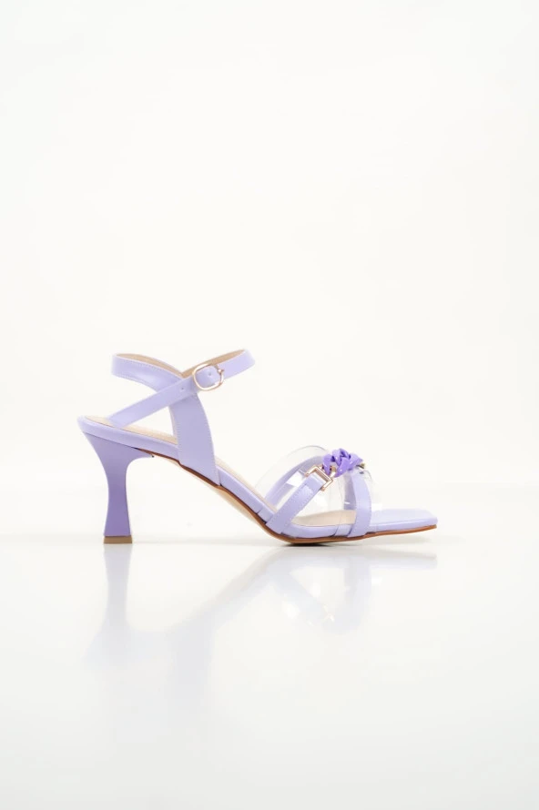 Kadın İnce Topuklu Sandalet TR150Y10D - 5