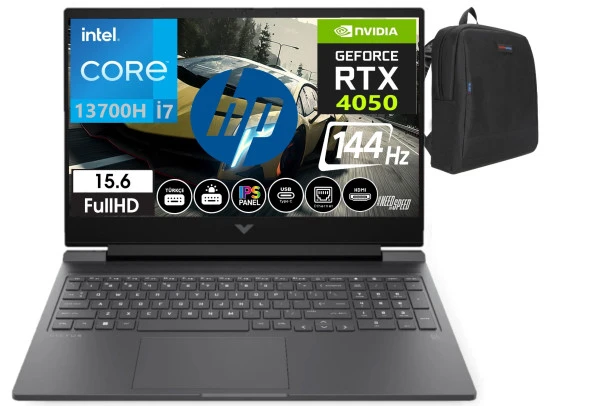 HP Victus 15-FA1057NT Intel Core I7 13700H 64gb Ram 1tb SSD 6GB RTX4050 15.6 İnç 144Hz IPS FHD Windows11Pro Taşınabilir Bilgisayar 8U849EA26+WeblegelsinÇanta