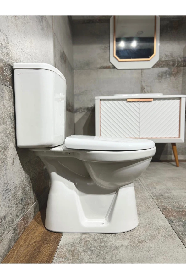 VitrA Norm 3208L003-0181 Alttan Çıkışlı Klozet ve Rezervuar Takımı - Resim 4