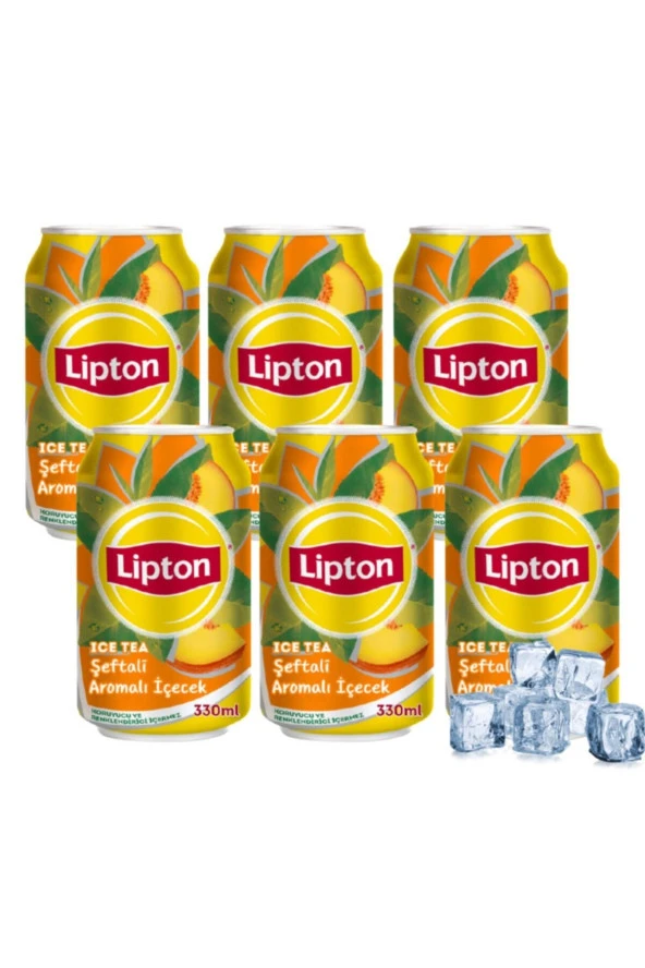 Lipton Ice Tea Şeftali 330 ml 6'lı Paket