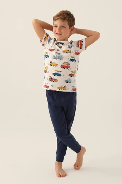 Roly Poly 3358 Surf's Up Erkek Çocuk Pijama Takımı - Resim 6