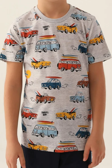 Roly Poly 3358 Surf's Up Erkek Çocuk Pijama Takımı - Resim 4