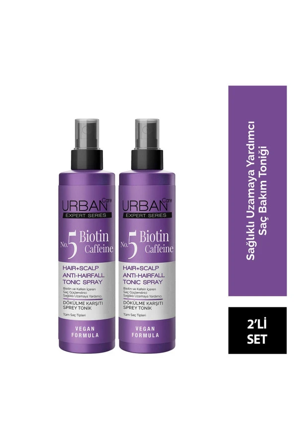 Urban Care Expert Biotin Ve Kafein Dökülme Karşıtı Saç Toniği X2 Adet - Vegan - 200 Ml 200 Ml