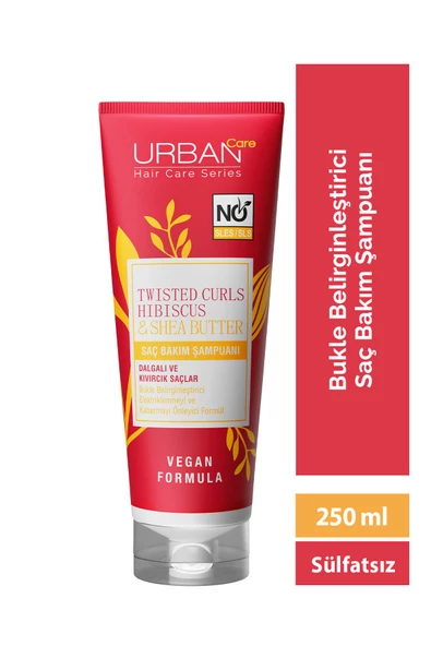 Urban Care Hibiscus&shea Butter Kıvırcık Ve Dalgalı Saçlara Özel Saç Bakım Şampuanı-sülfatsız-250ml