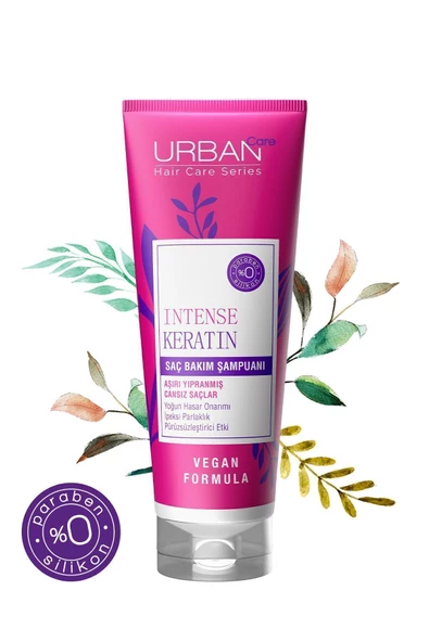 Urban Care Intense Keratin Aşırı Yıpranmış Saçlara Özel Saç Bakım Şampuanı-250 Ml-vegan - 3