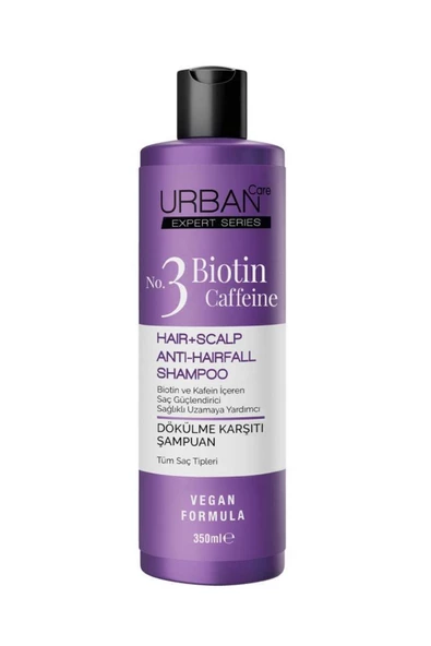 Urban Care Expert Biotin Ve Kafein Dökülme Karşıtı Saç Bakım Şampuanı-hızlı Uzamaya Yardımcı-350 ml - 3