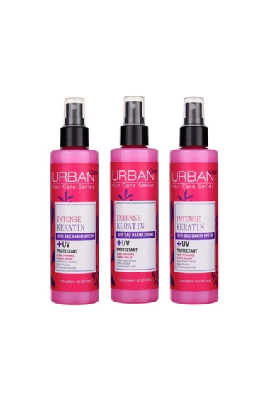 Urban Care Sıvı Saç Bakım Kremi Intense Keratin 200 Ml X3 Adet