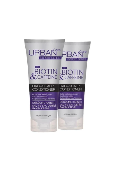 Urban Care Expert Biotin & Kafein Saç Ve Saç Derisi Bakım Kremi 200 Ml X 2