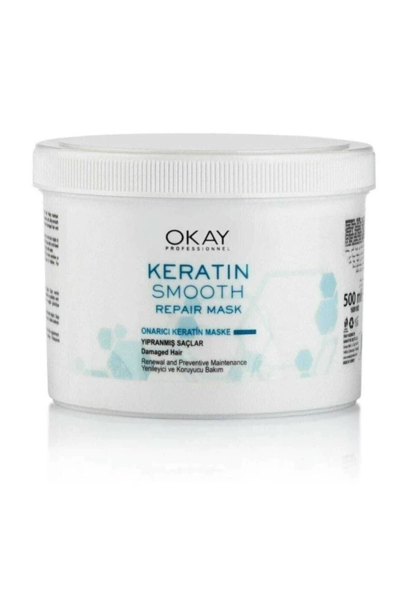 Okay Prof.Keratin Smooth Onarıcı Maske 500Ml