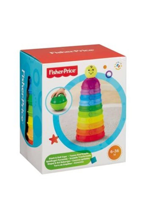 Fısher Prıce Mstz W4472 Fisher-Price® Numaralı Kaplar / Sıralama Ve Şekil Ayırma Oyuncakları Zncm