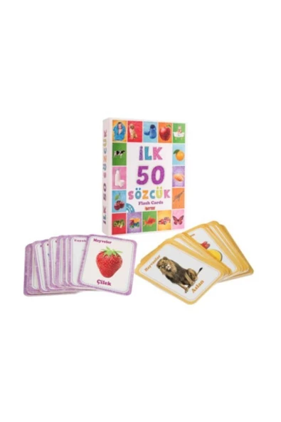 DIYTOY 1161 Flash Card İlk 50 Sözcük - Resim 2