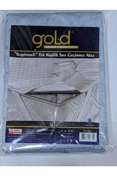 GOLD HOME COLLECTION Sıvı Geçirmez Tek Kişilik Yatak Alezi - 2