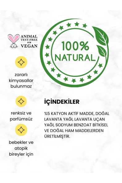 Baproy Bitkisel Çamaşır Yumuşatıcısı 1 l Doğal Lavanta Yağlı 25 Yıkama - 3